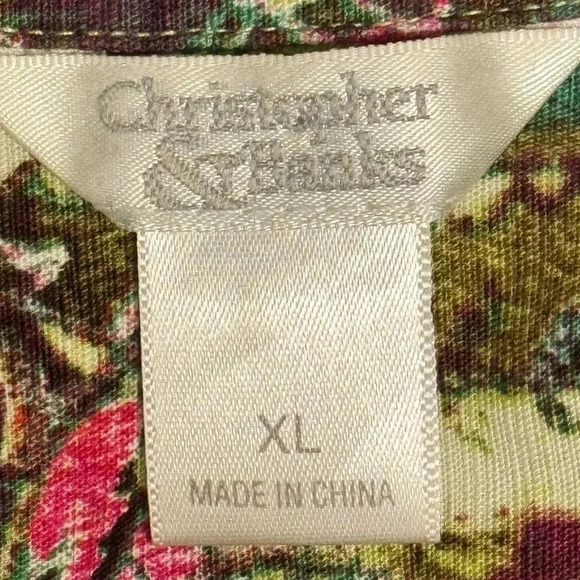 Christopher and Banks  size XL Boho Chic Patterned Jacket:Bust 22”Length 23” - Picture 3 of 4
